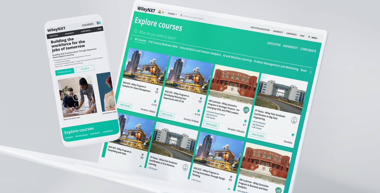 WileyNXT - An education‑technology platform connecting academic learning to practical industry skills. Delivere...